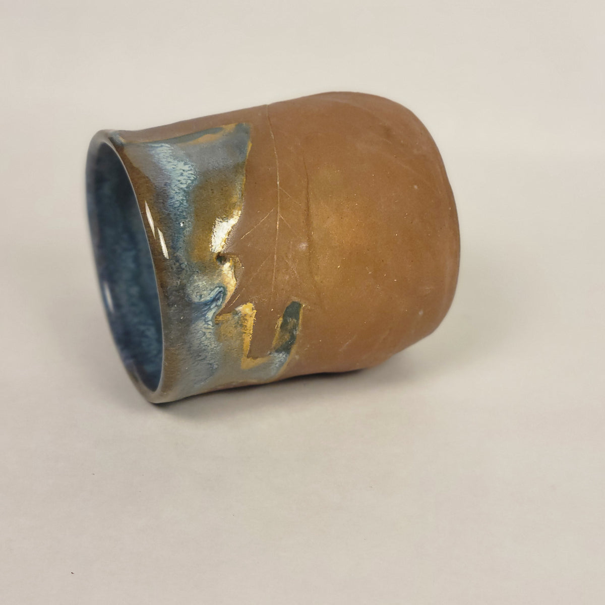 Blue Leaf Mug