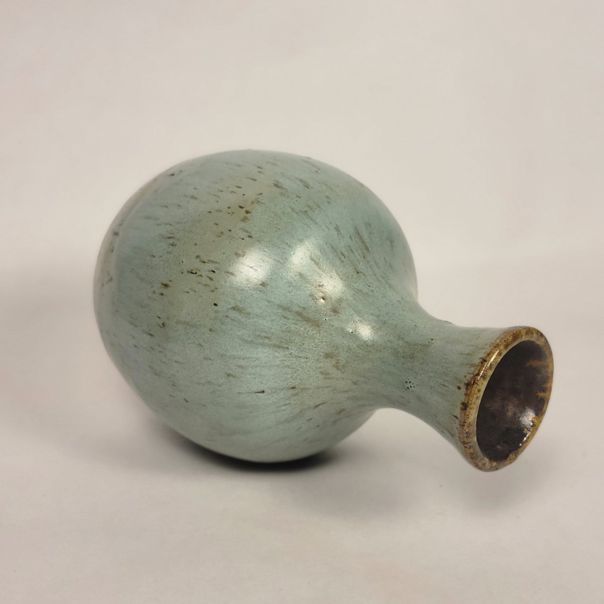 Blue Speckled Vase