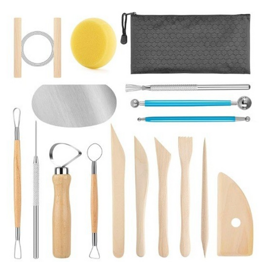 17pc Pottery Tool Set