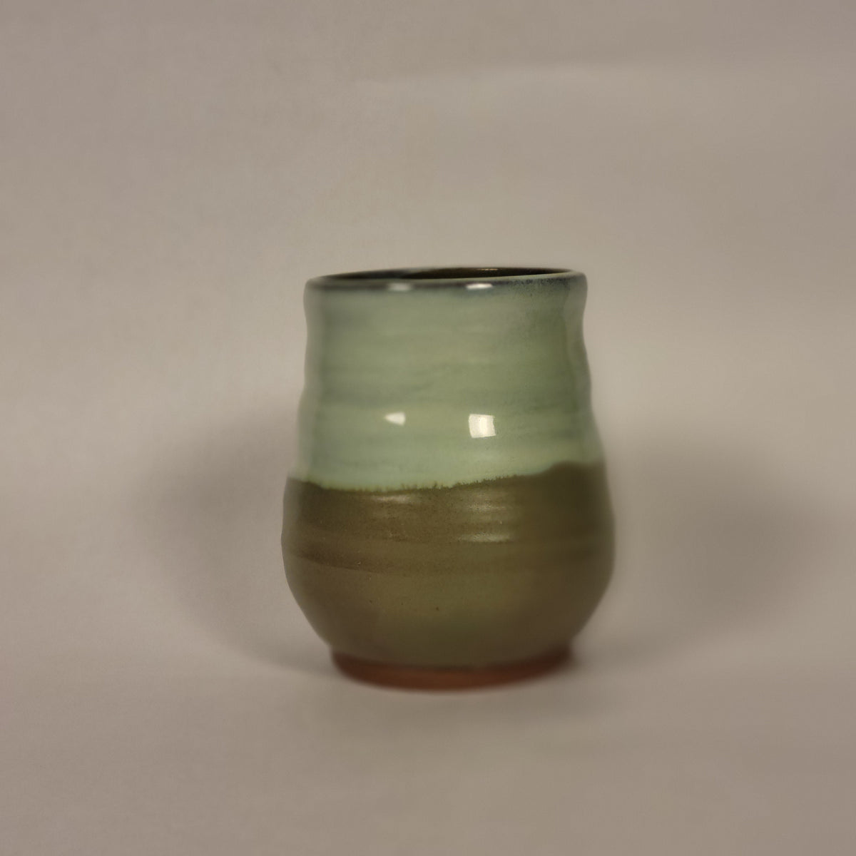 Green Two-Toned Cup