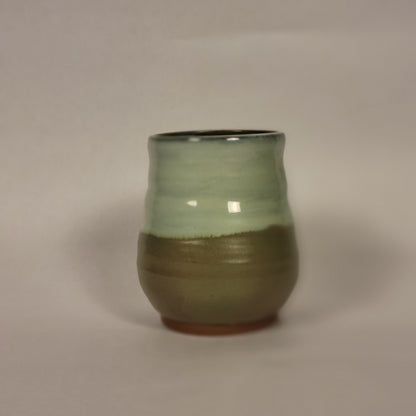 Green Two-Toned Cup