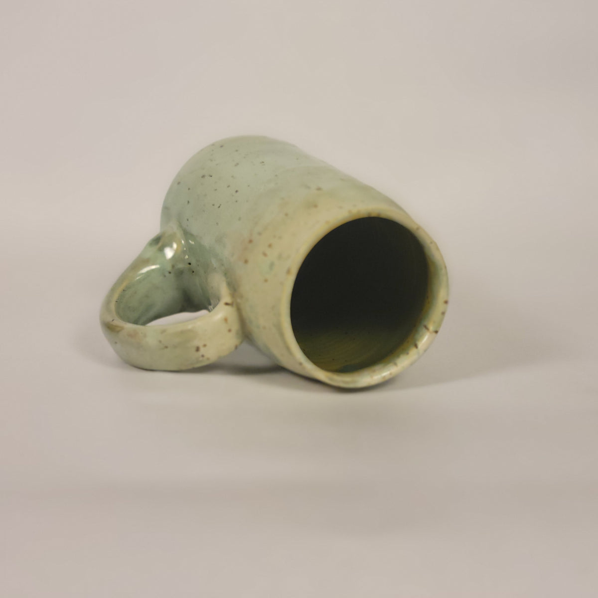 Green Speckled Mug