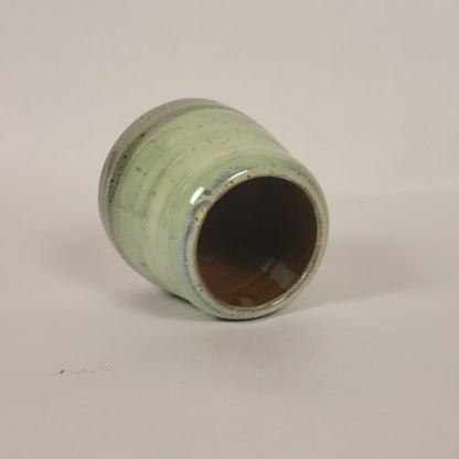 Green Two-Toned Pot (with Drainage Hole)