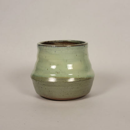 Green Two-Toned Pot (with Drainage Hole)