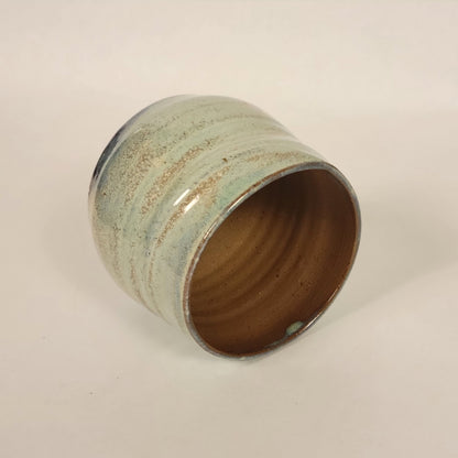 Blue Speckled Pot (With Drainage Hole)