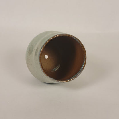 Blue Speckled Pot (With Drainage Hole)