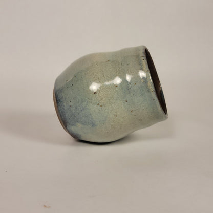 Blue Speckled Pot (With Drainage Hole)