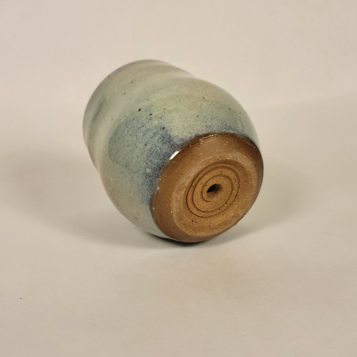 Blue Speckled Pot (With Drainage Hole)