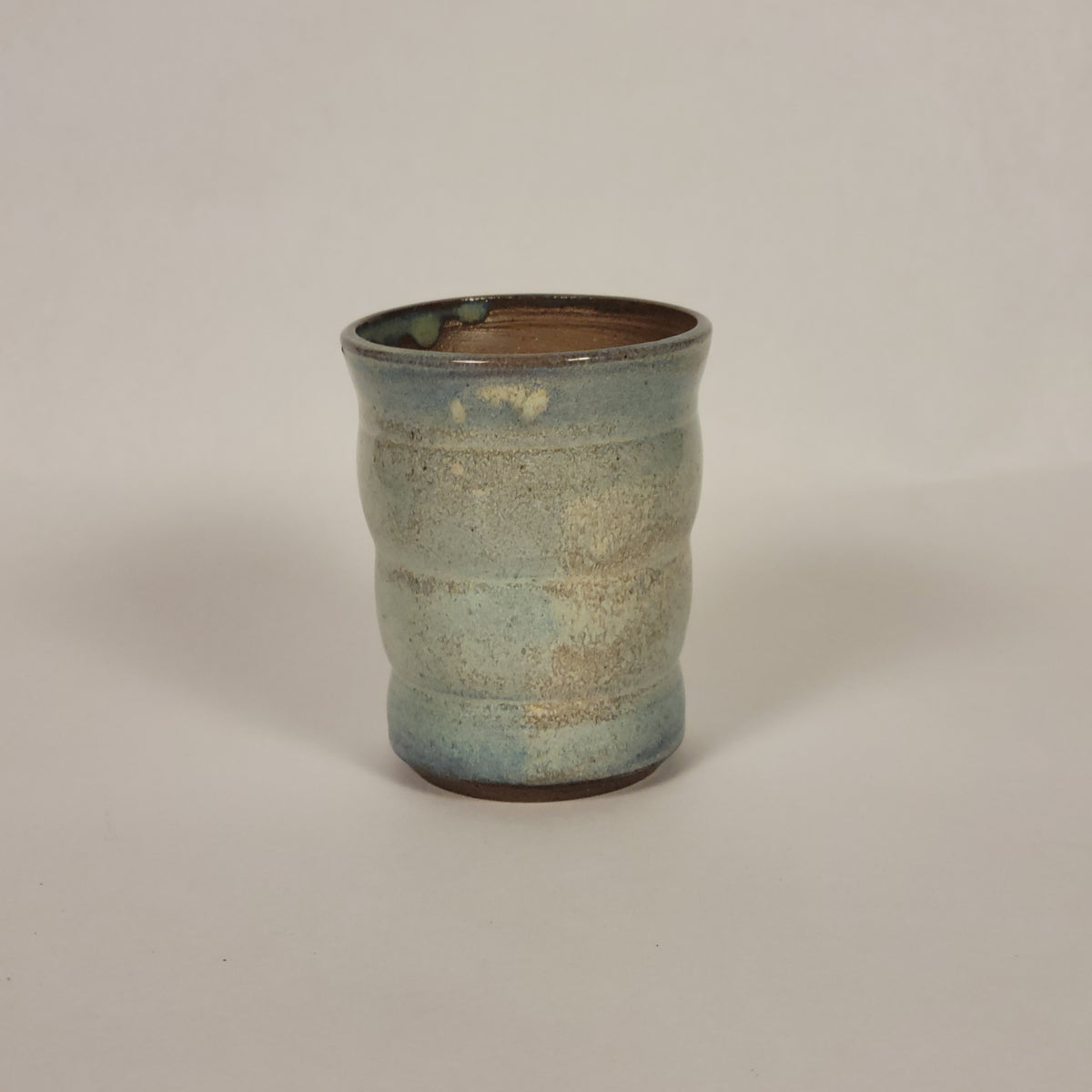 Blue Speckled Pot (With Drainage Hole)