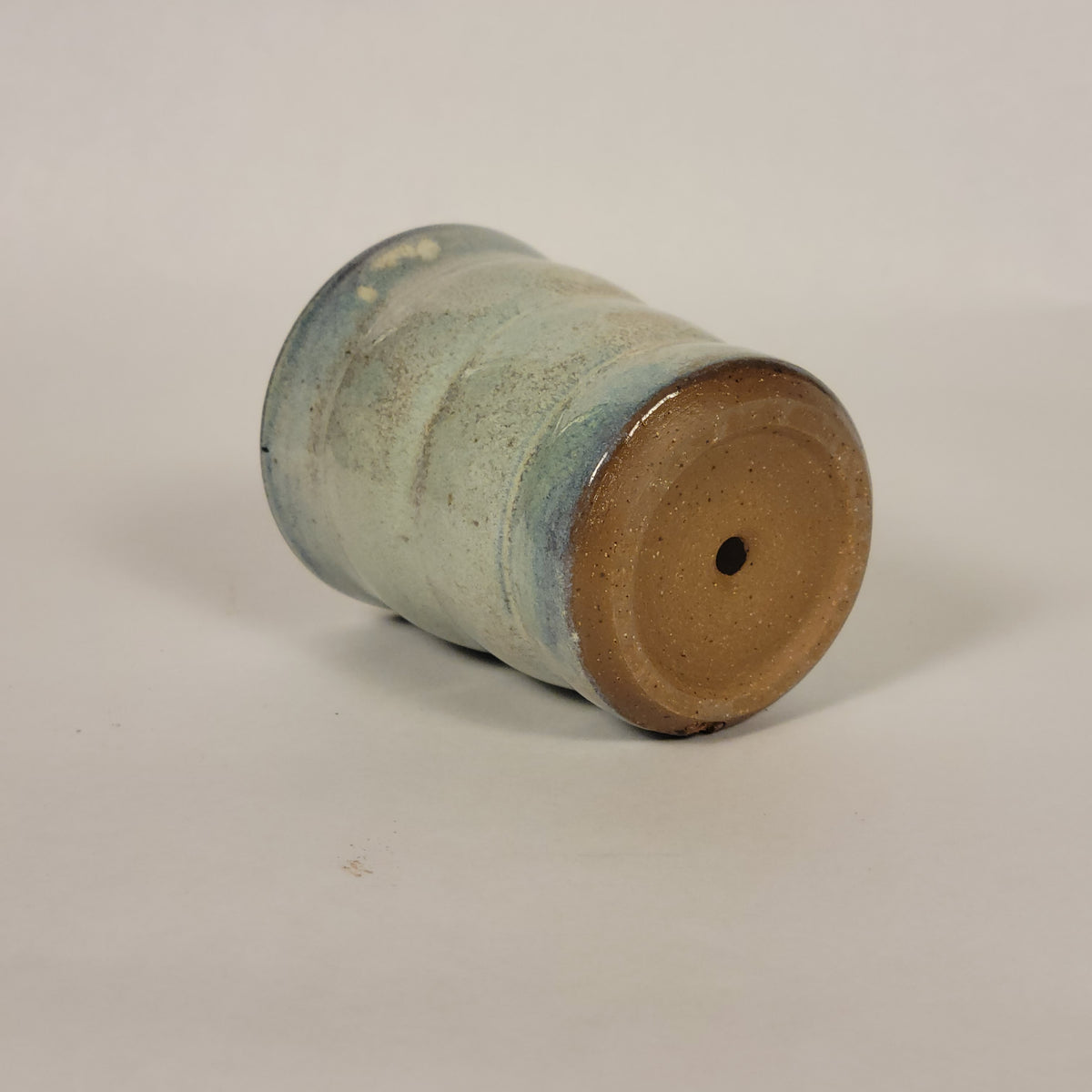 Blue Speckled Pot (With Drainage Hole)