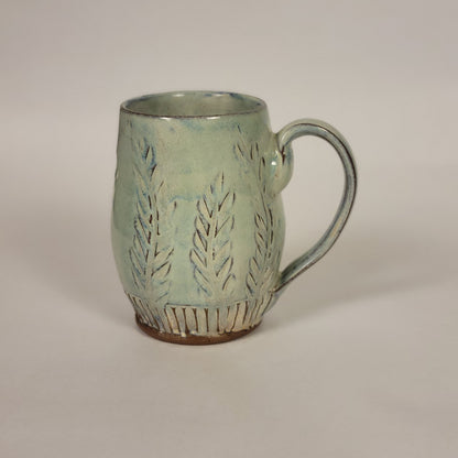 Sage and Blue Glazed Mug