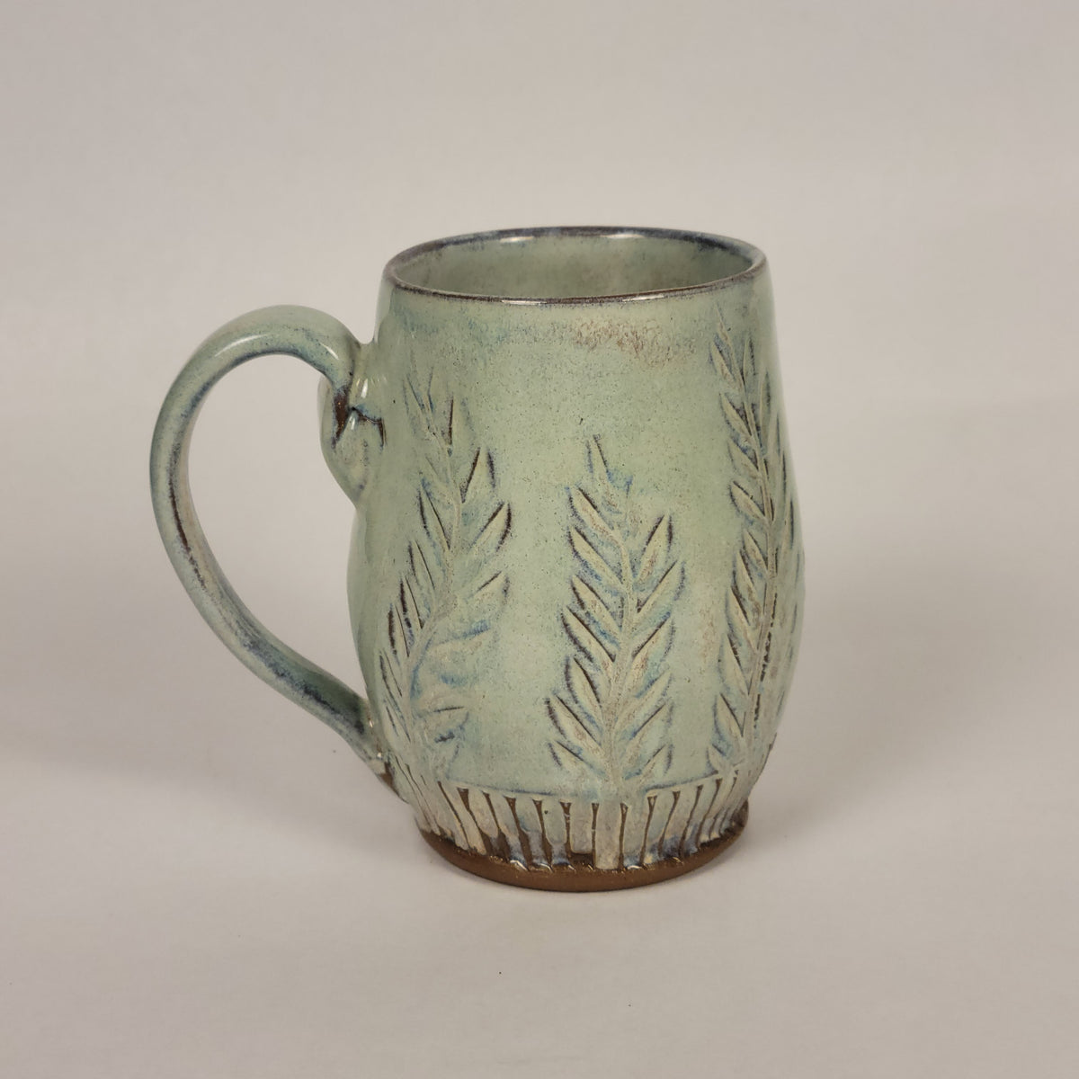 Sage and Blue Glazed Mug