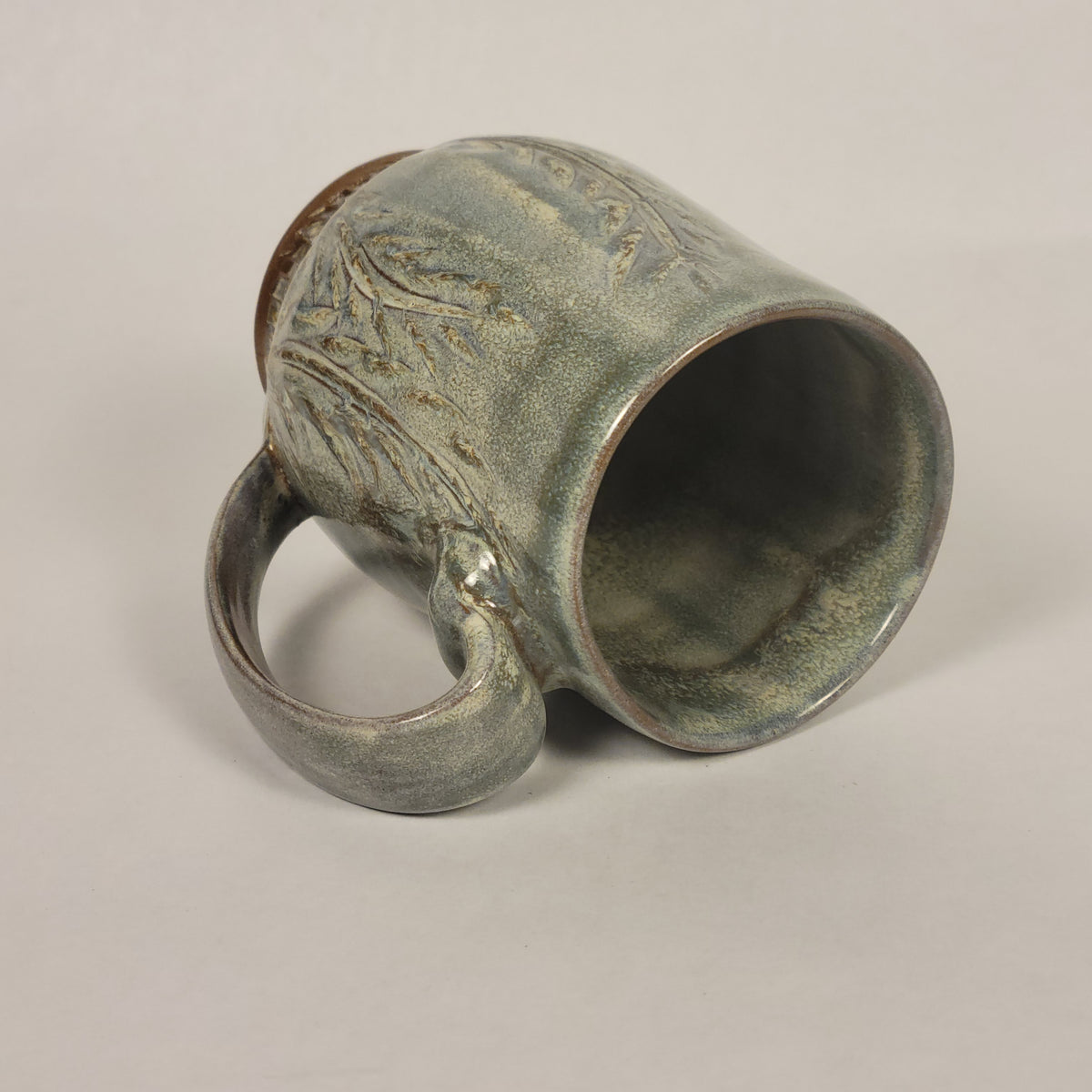 Blue / Gray Glazed Mug