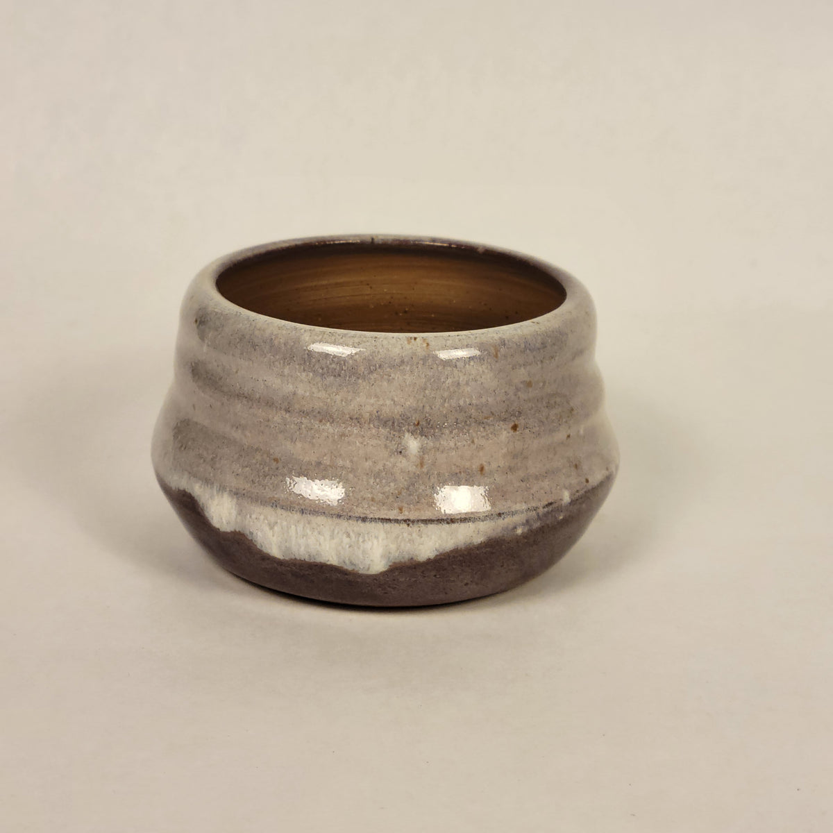 Purple Two Toned Pot (With Drainage Hole)