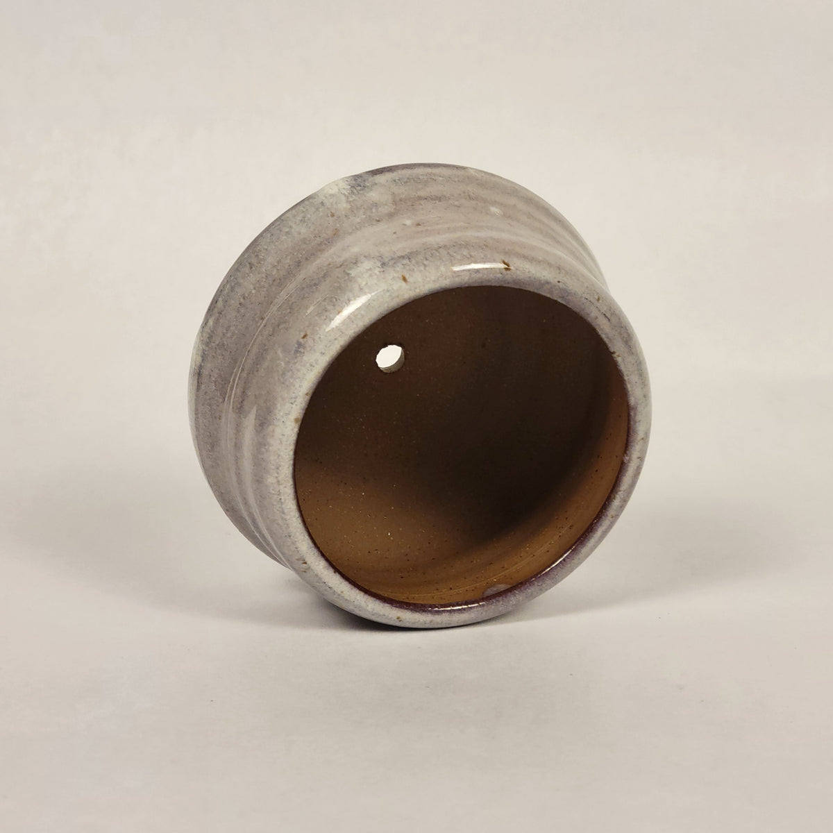 Purple Two Toned Pot (With Drainage Hole)