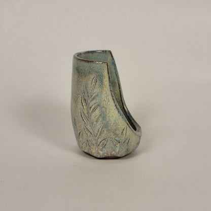 Blue and Green Speckled Herb Stripper