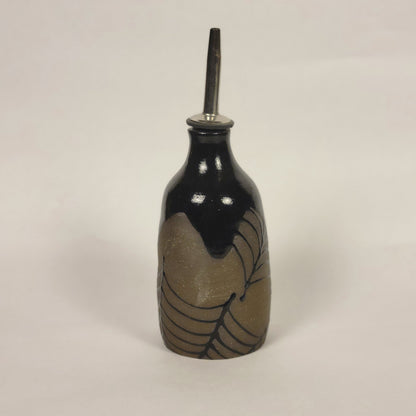 Black Glazed Oil Pourer