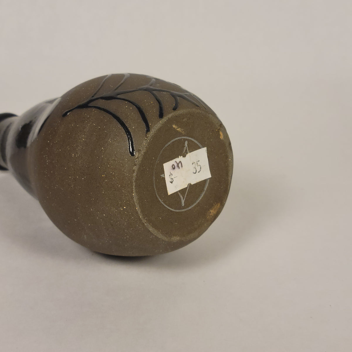 Black Glazed Oil Pourer