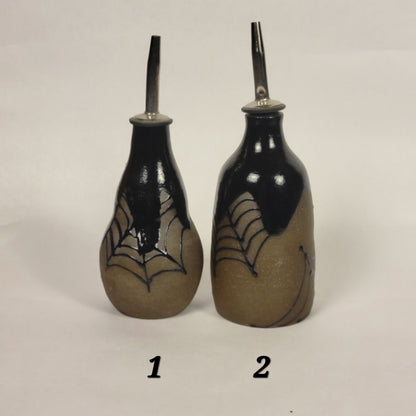 Black Glazed Oil Pourer