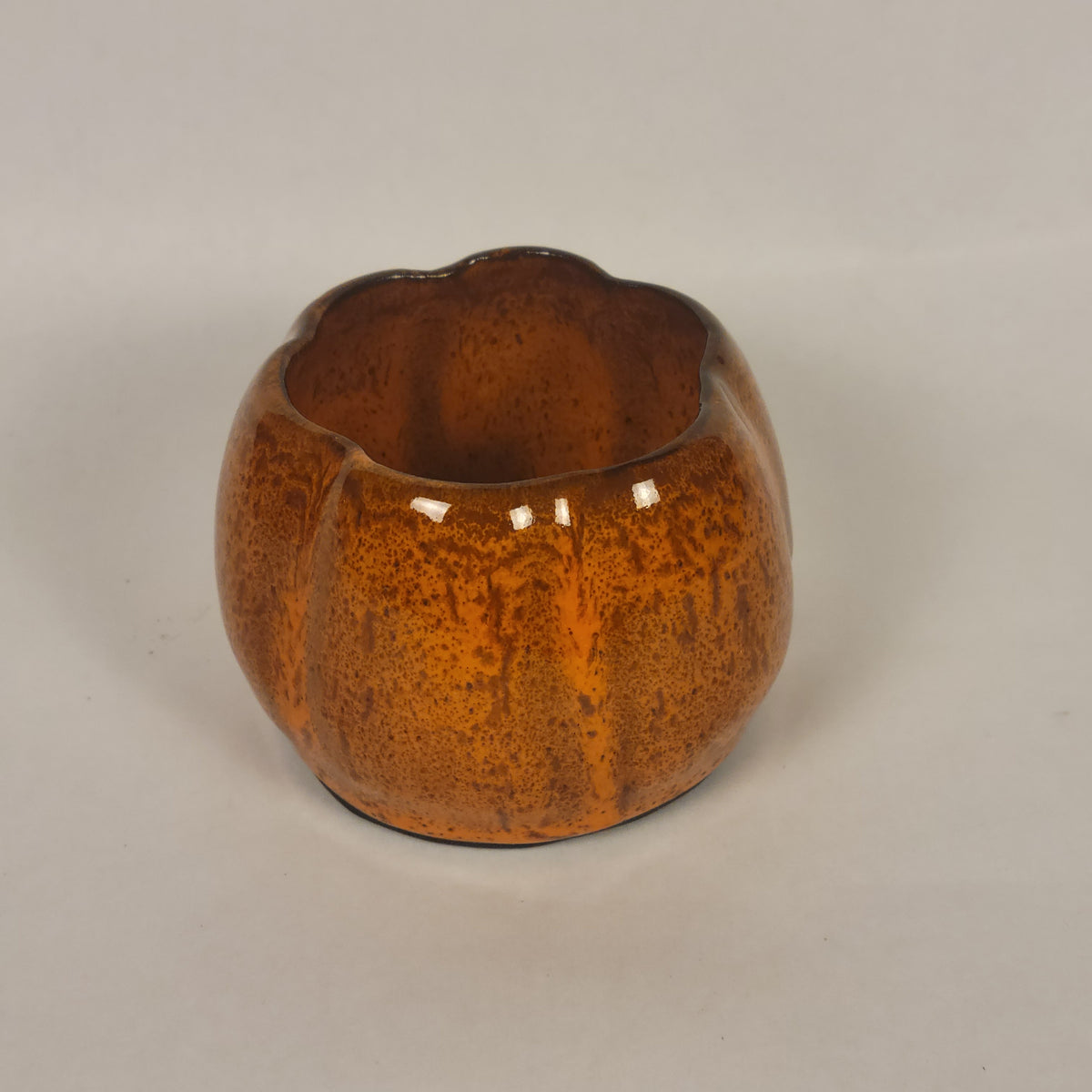Orange Pumpkin Pot