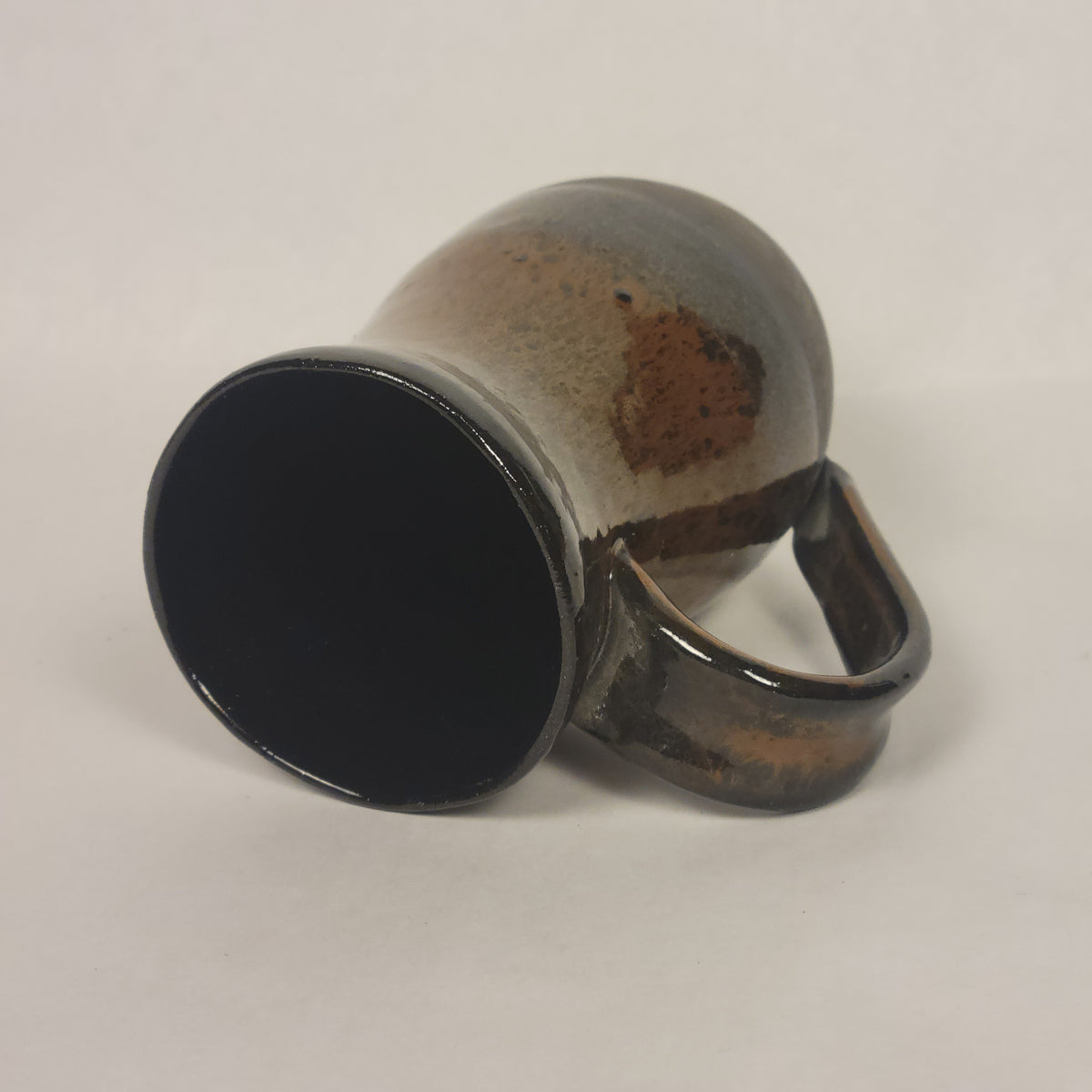 Dark Brown Glazed Mug
