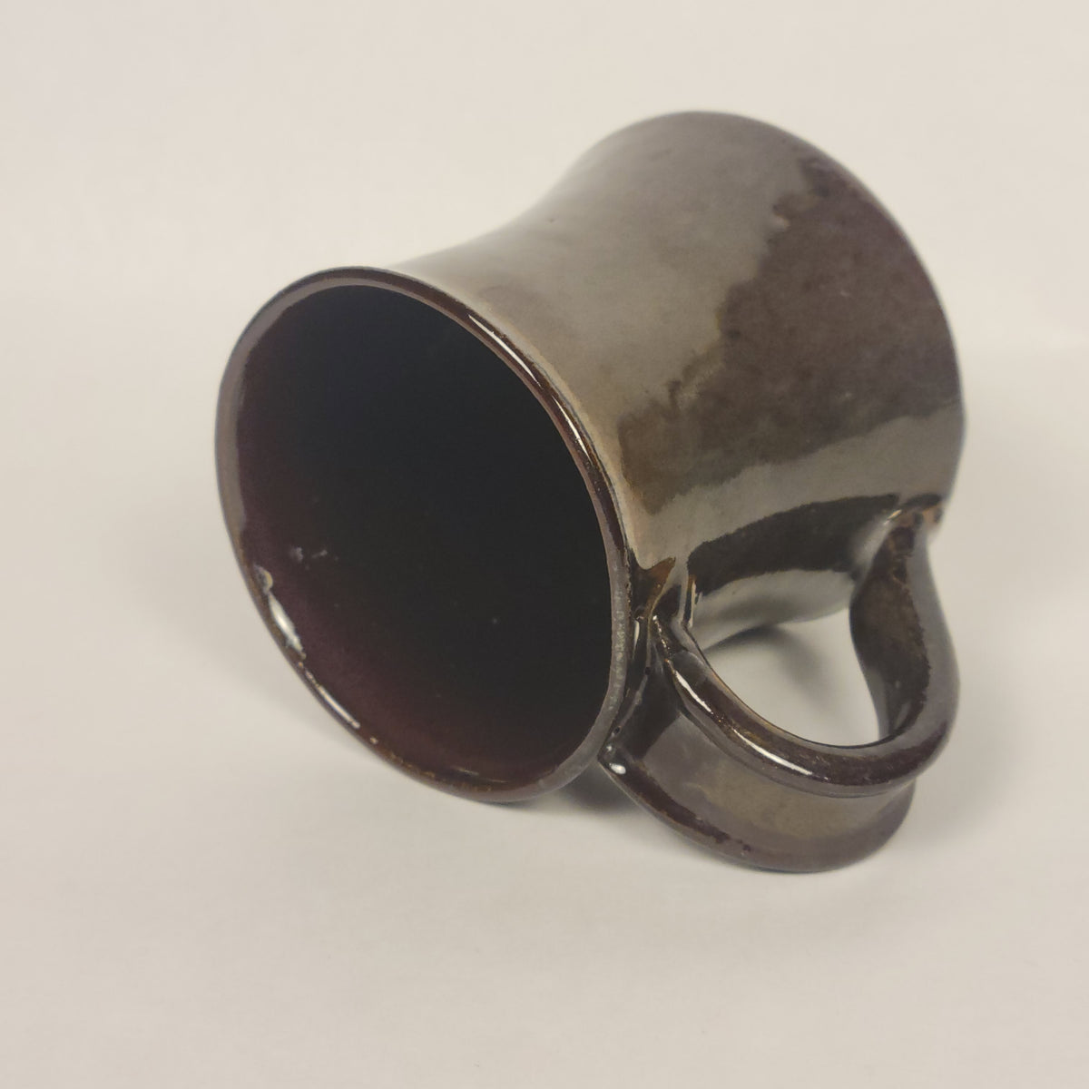 Dark Brown Glazed Mug