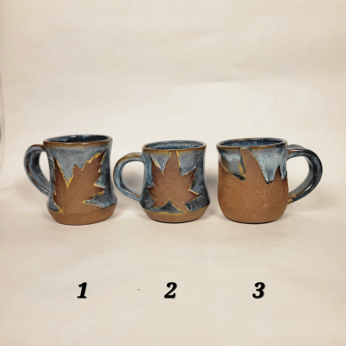 Blue Leaf Mug