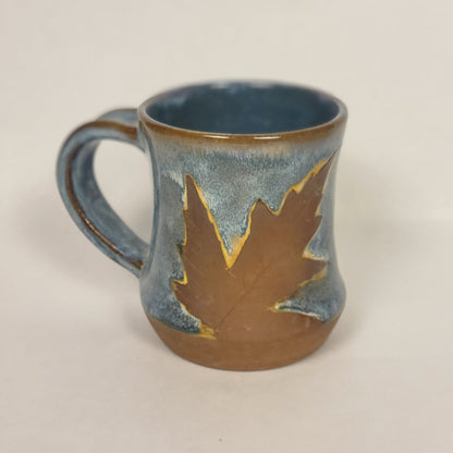 Blue Leaf Mug