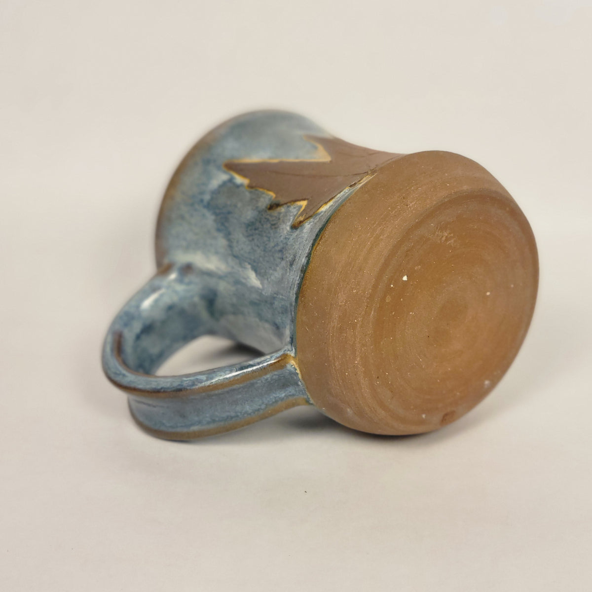 Blue Leaf Mug