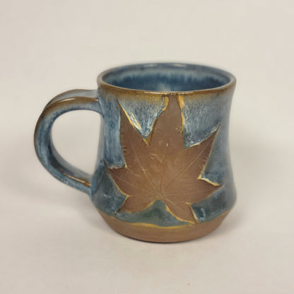 Blue Leaf Mug