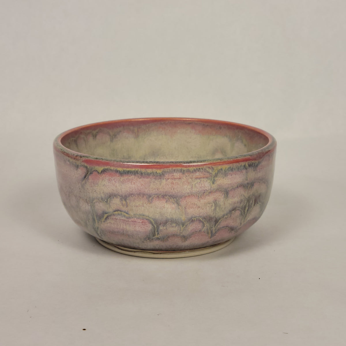 Pink, Cream, and Blue Bowl