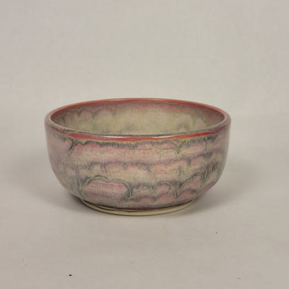 Pink, Cream, and Blue Bowl