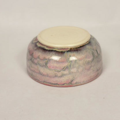 Pink, Cream, and Blue Bowl