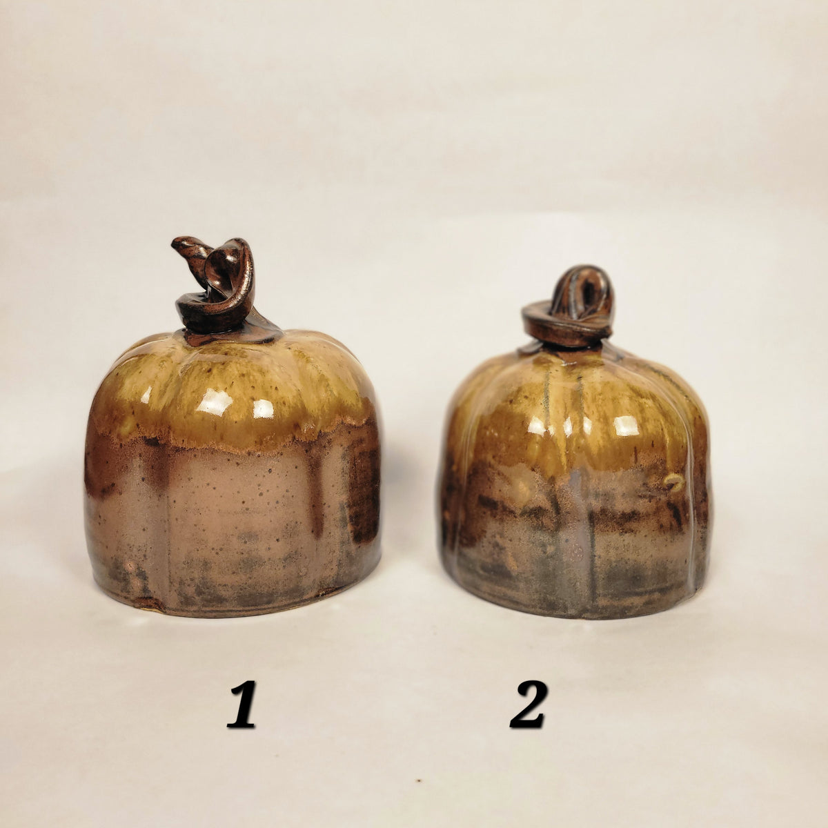 Brown Pumpkin Sculpture