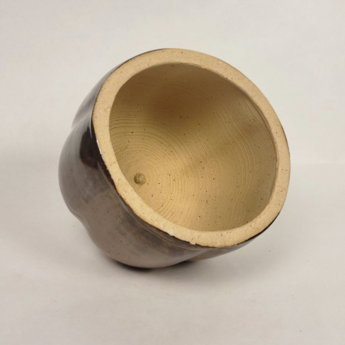 Brown Pumpkin Sculpture