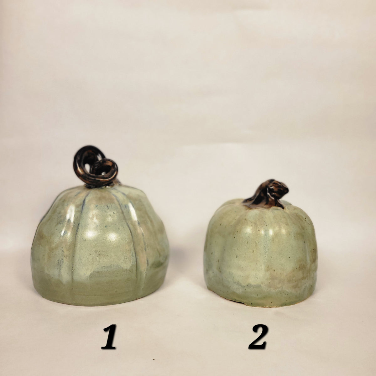Sage Pumpkin Sculpture