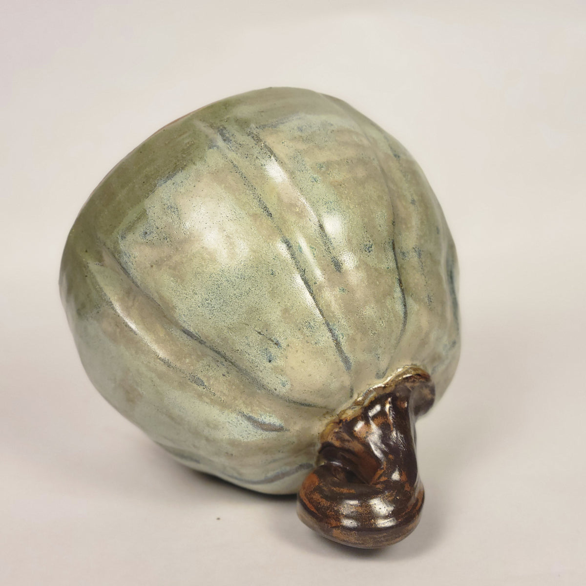 Sage Pumpkin Sculpture
