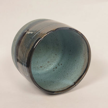 Blue and Black Pot