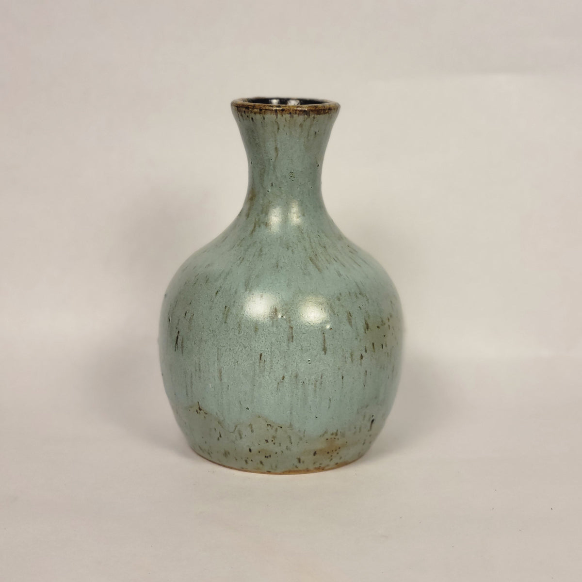 Blue Speckled Vase