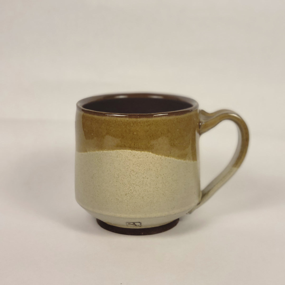 Tan Two-Toned Mugs