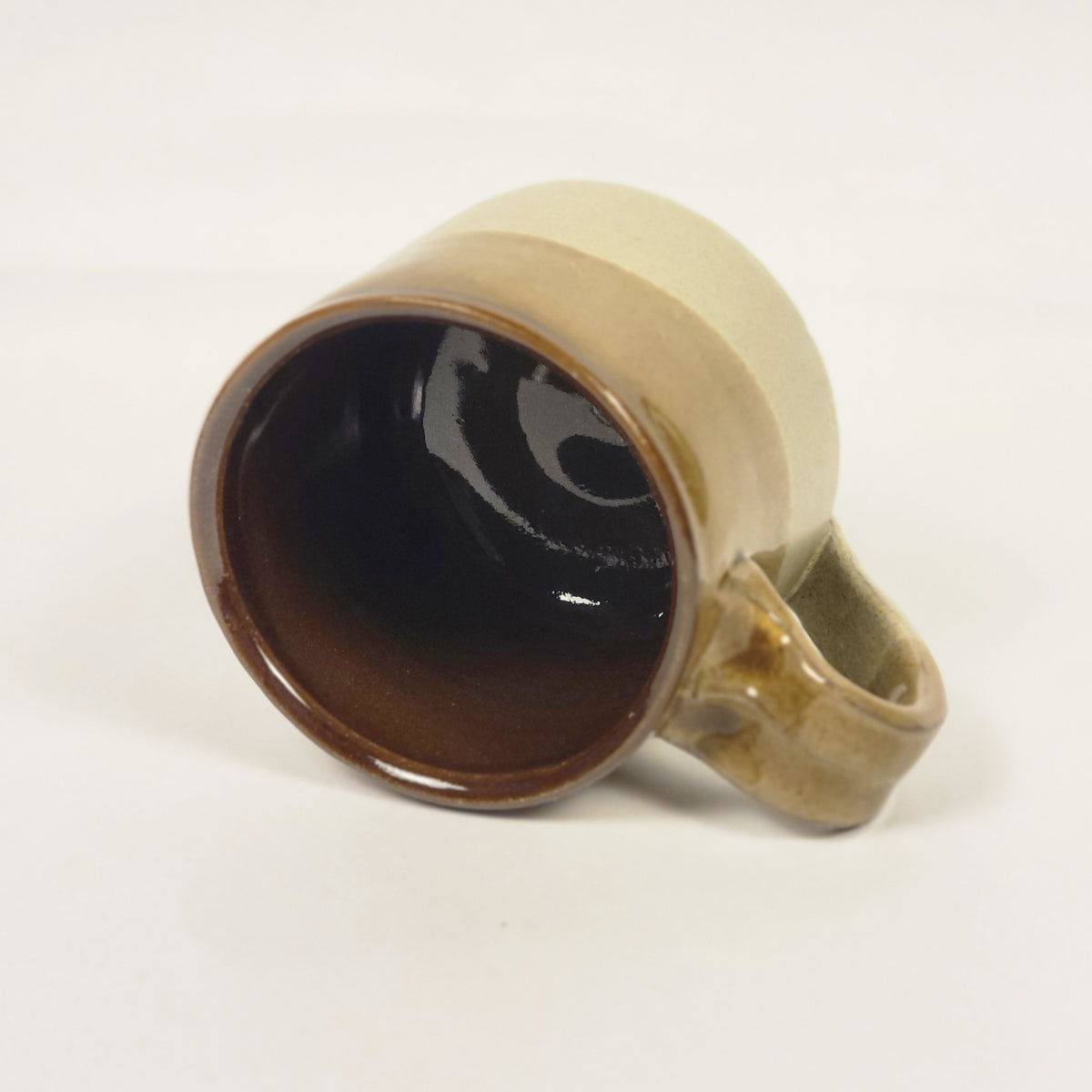 Tan Two-Toned Mugs