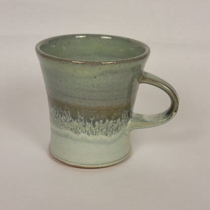 One Finger Blue and Sage Mug