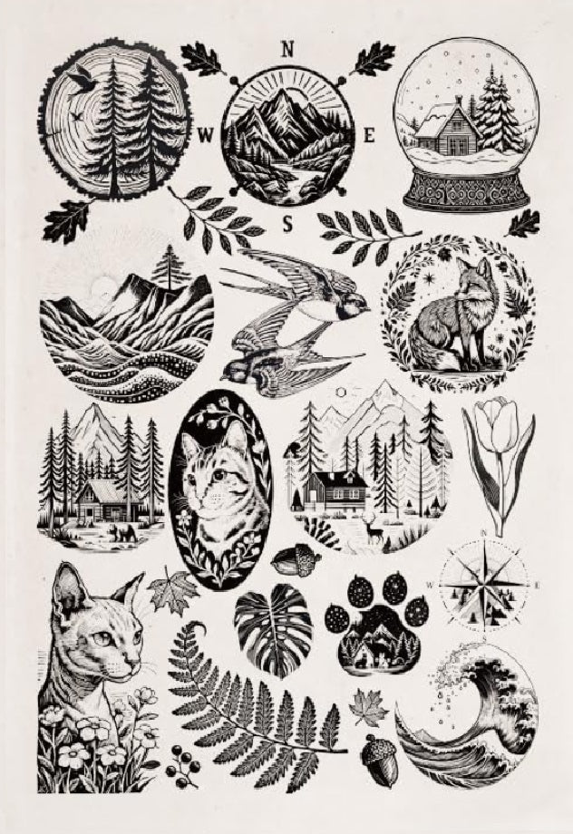Underglaze Transfer Papers
