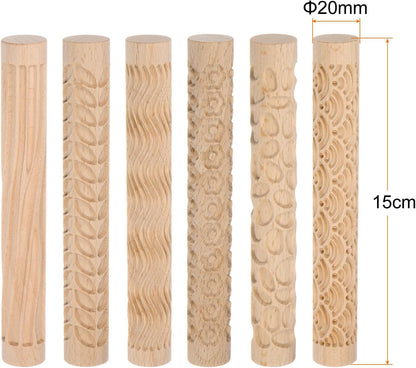 Wooden Texture Roller