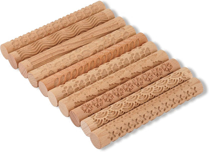 Wooden Texture Roller